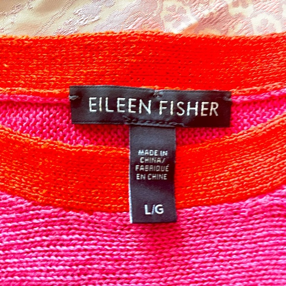 Eileen Fisher Sweater! Organic Linen 100%! Size L - Picture 3 of 3